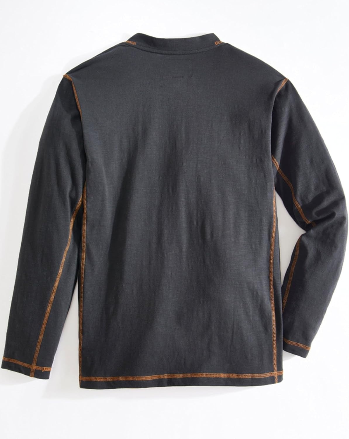 Henley Long Sleeve Shirts for Men - Mens Henley with Flex Material