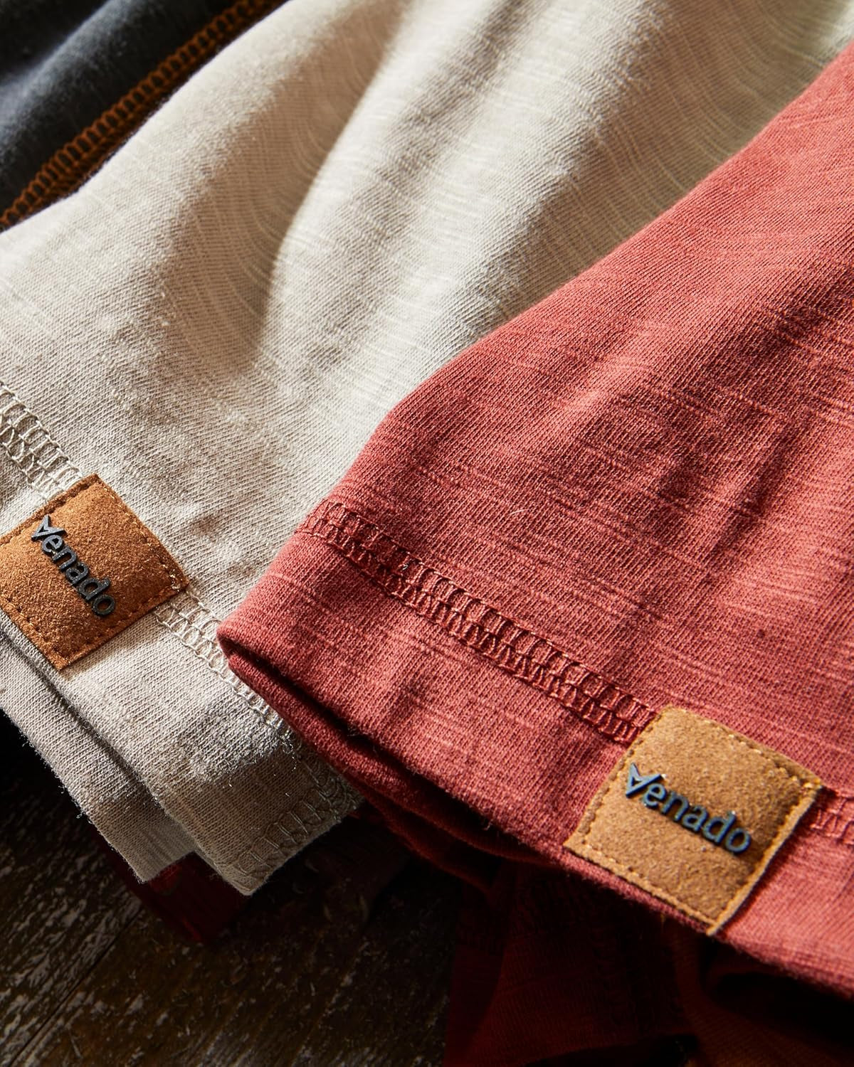 Henley Long Sleeve Shirts for Men - Mens Henley with Flex Material